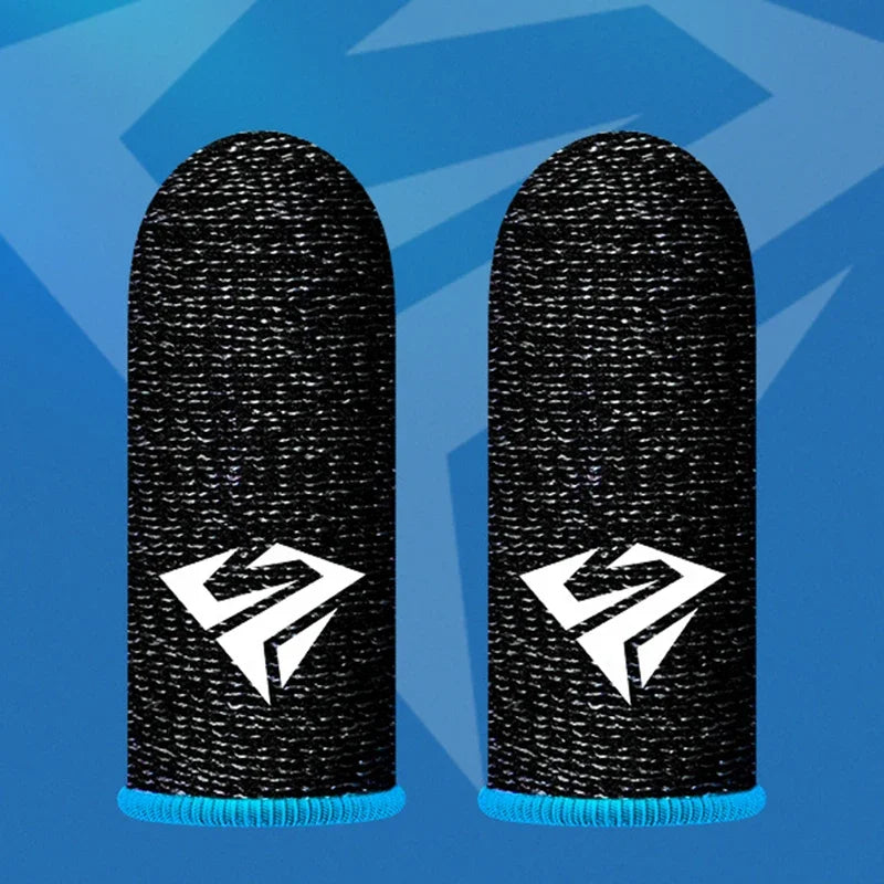 Hot Sales Game Fingertip Gloves Sweatproof Anti-slip Gamer Thimbles Touch Screen Finger Sleeve Breathable Fingertip Parts Pi-Mart