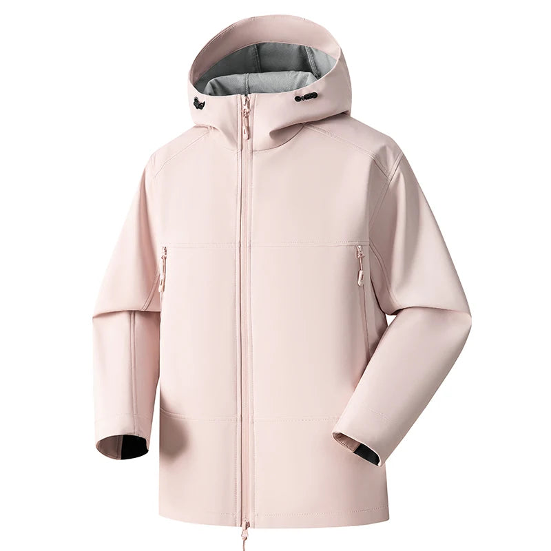 Unisex Waterproof Windproof Hooded Jacket Multi Color Outdoor Hiking Coat Pi-Mart