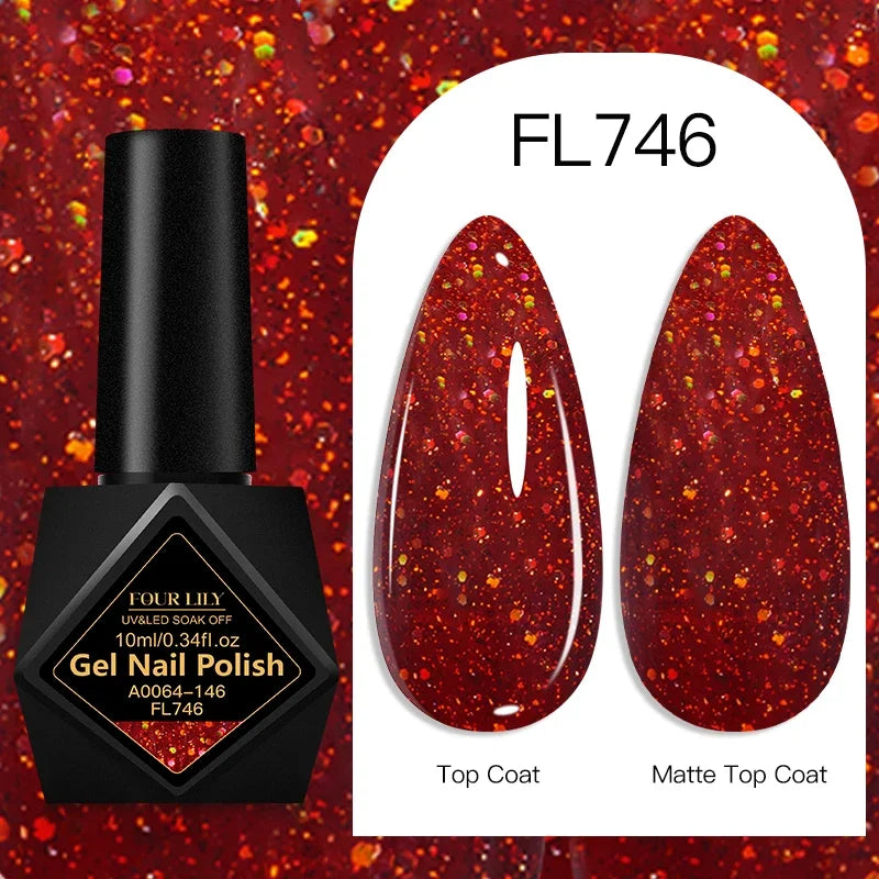 10ml Gel Nail Polish 162 Colors Nail Supplies Vernis Semi Permanent Nail Art Manicure Soak Off LED UV Gel Nail Varnishes Summer Tri Light Beauty