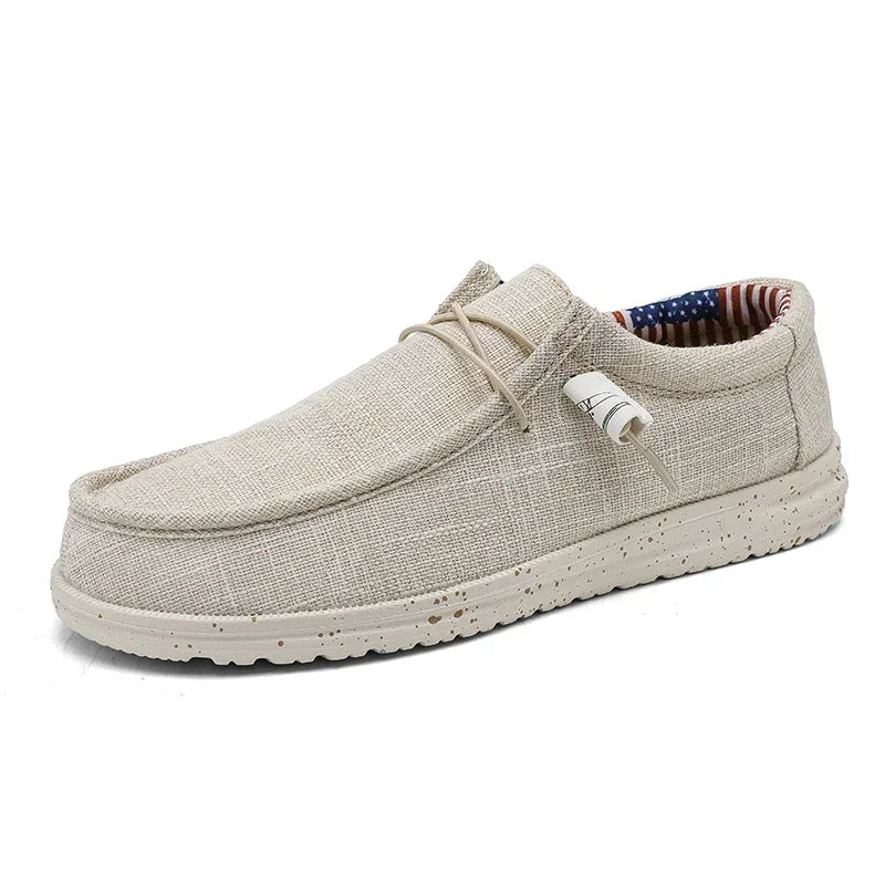 Men's Mesh Loafers Autumn Mens Vulcanized Shoes Breathable Lightweight Hiking Outdoor Sports Shoes Zapato Abierto Scarpa Aperta Pi-Mart