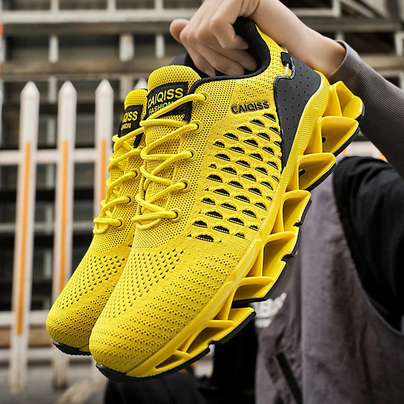 Casual Sneakers Mens Shock-absorb Running Shoes Lightweight Breathable Sports Shoes for Men 2026 New Trendy Gym Trainers for Man Pi-Mart