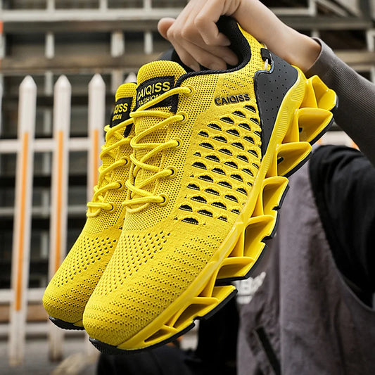 Casual Sneakers Mens Shock-absorb Running Shoes Lightweight Breathable Sports Shoes for Men 2026 New Trendy Gym Trainers for Man Pi-Mart