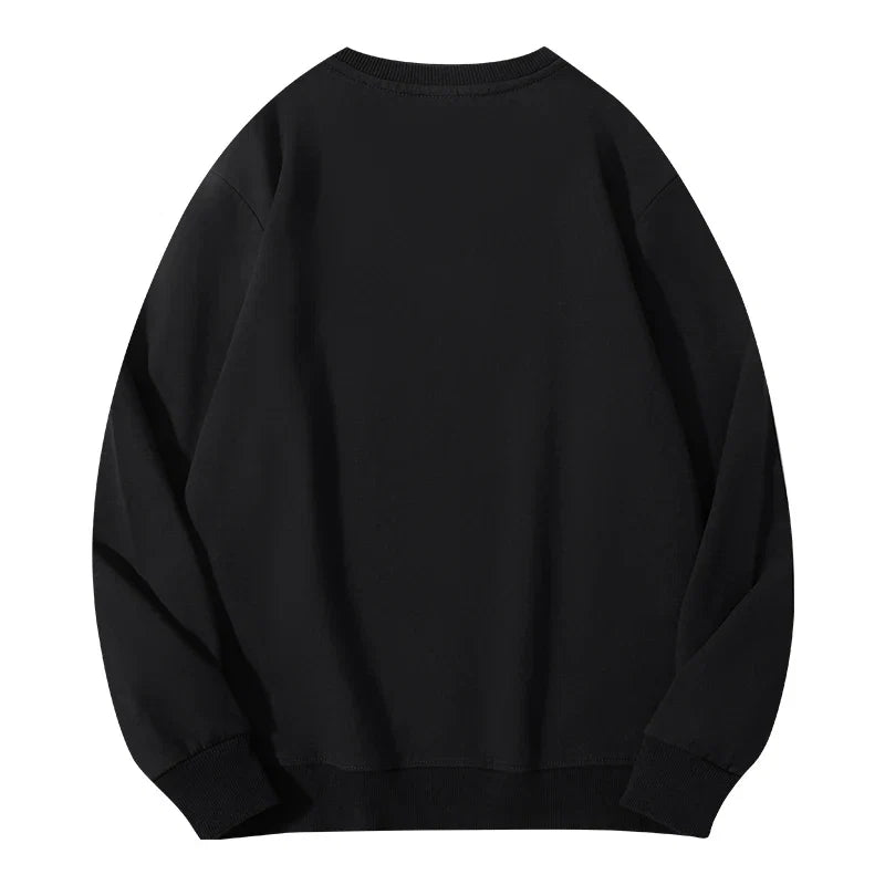 Autumn O-Neck Cotton Women's Sweatshirt Hoodies Basic Loose Casual Women Pullover Solid Sweatshirt Ladies Tops Factory Wholesale LadyShow.Store