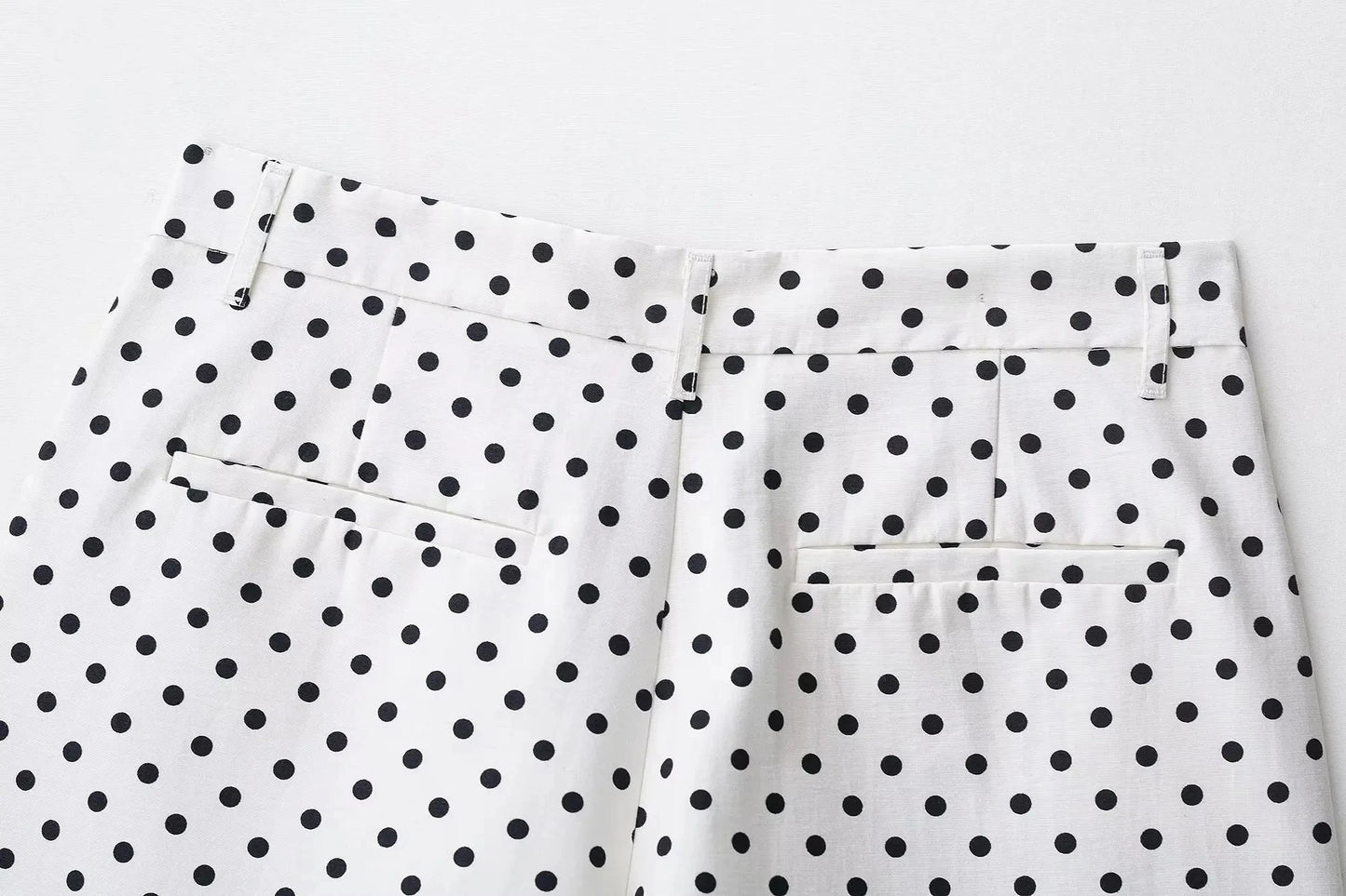 HH Fashion Women's Polka Dot Print Short Coats Autumn Long Sleeves Turtleneck Zipper With Pockets Drawstring Casual Jacket Pi-Mart