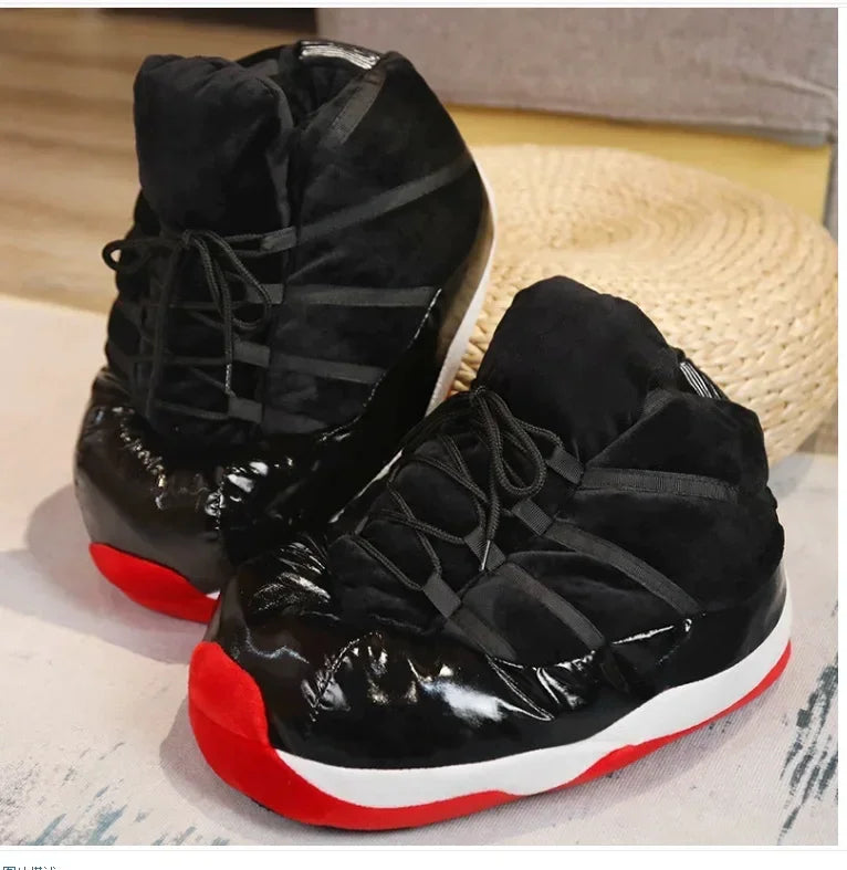 Winter Cotton Plush Shoes Women Warm Cute Indoor Home Slides Unisex One Size Sneakers Man Fashion Soft Floor Slippers  36-45 Pi-Mart