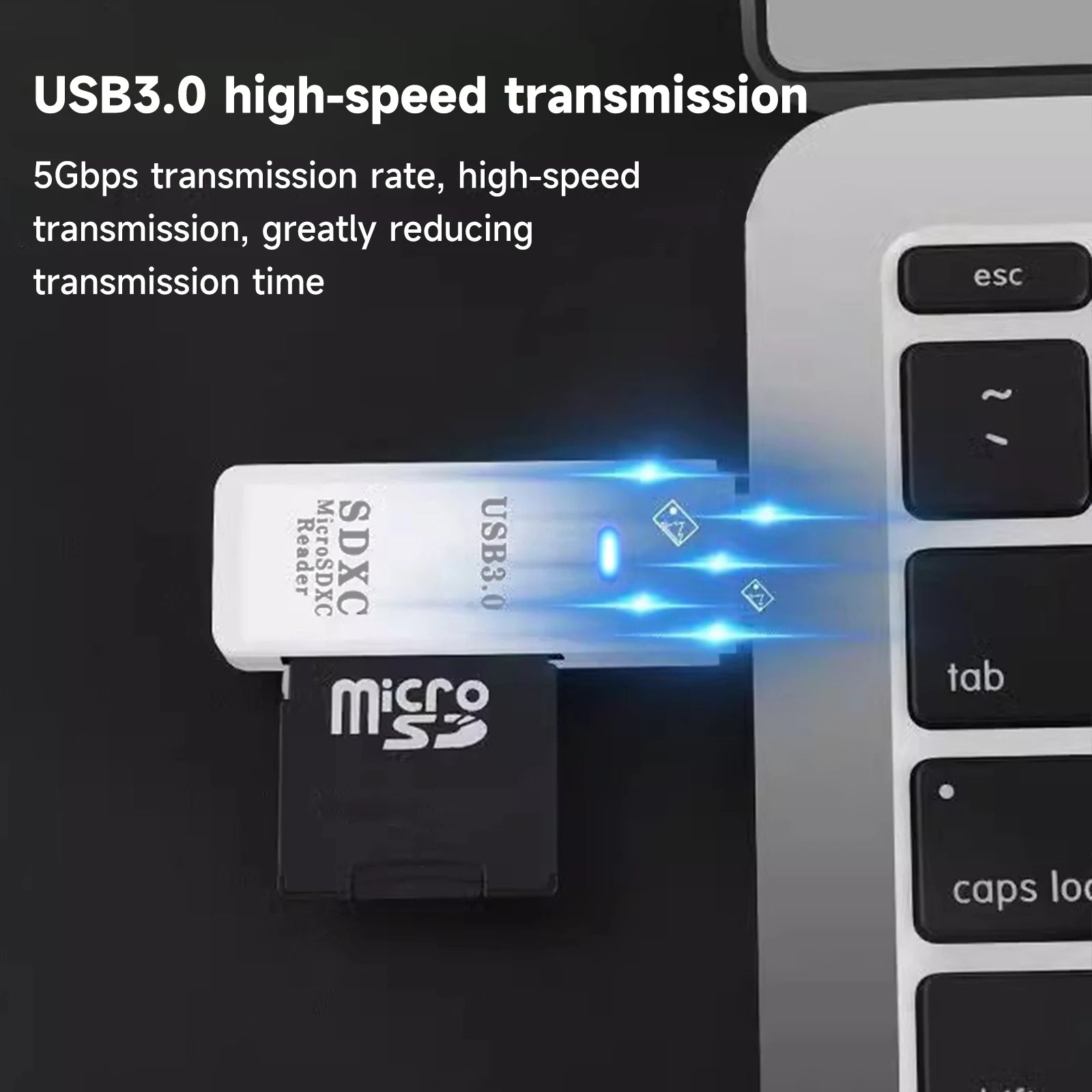 2 in 1 USB 3.0 Card Reader Micro TF sd card Reader usb adapter High Speed Cardreader TF Memory card For PC Laptop Accessories Pi-Mart