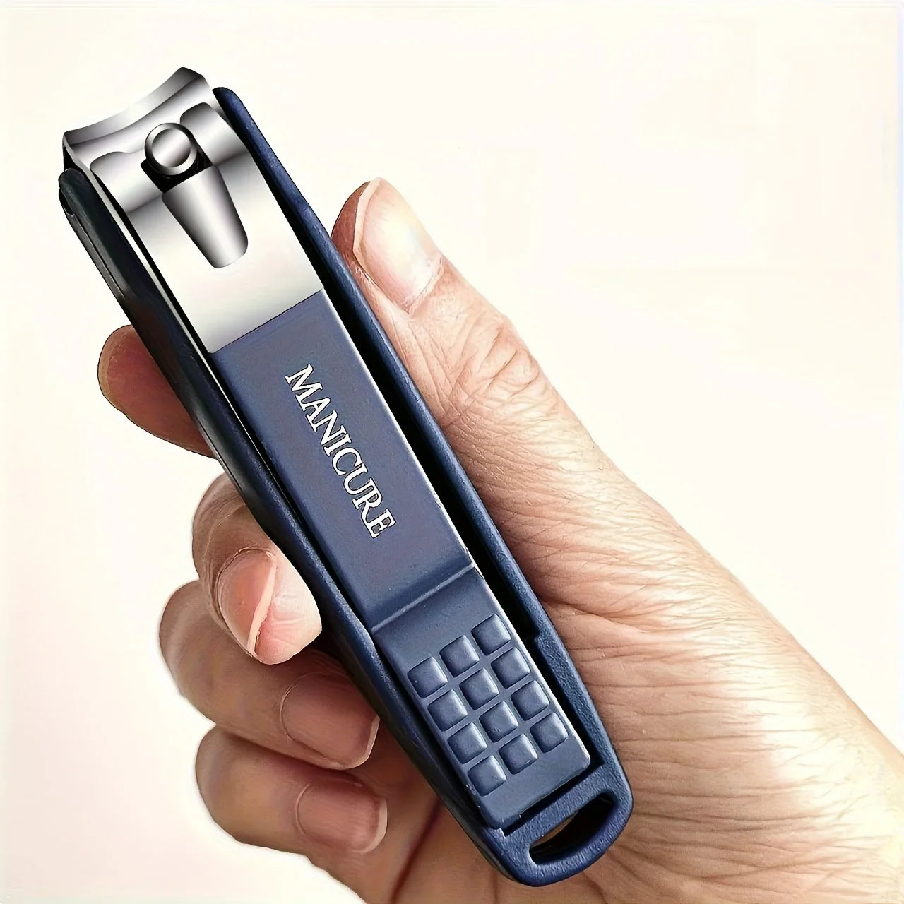Stainless Steel Nail Clippers Manicure Tools Large Opening Nail Trimmer Anti Splash Design Sharp Edge Christmas Gift LadyShow.Store