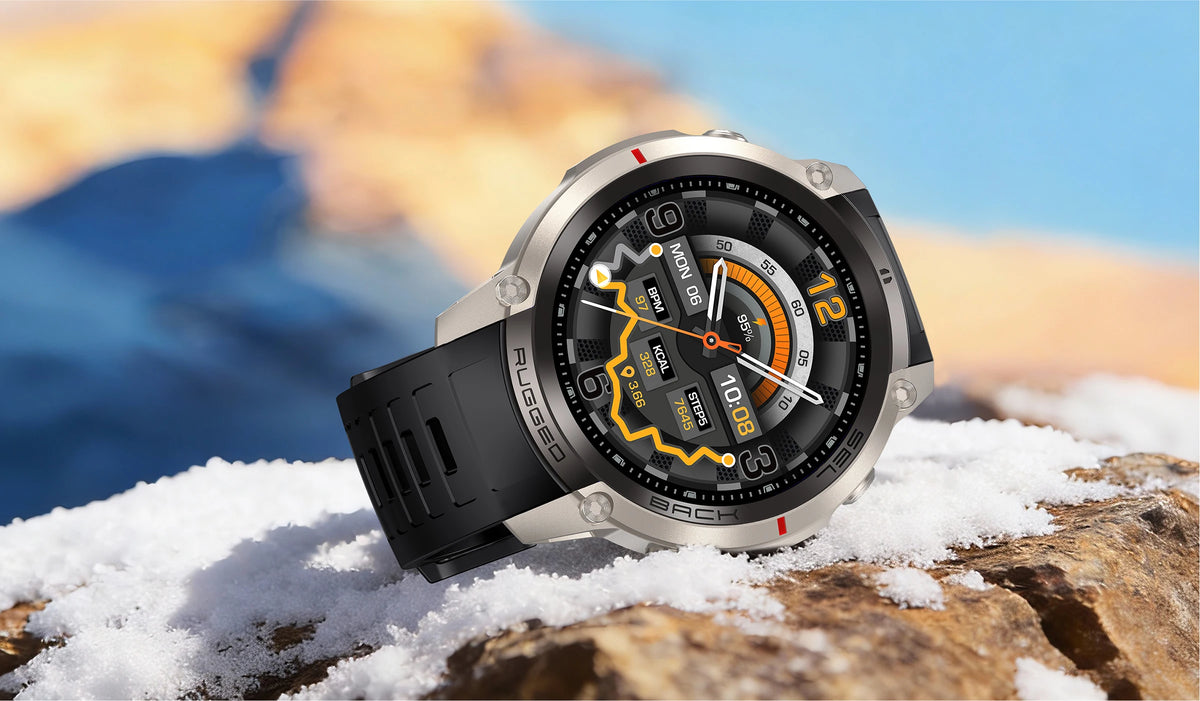 2026 Military Satellite Offline Map GPS Smart Watch Men 1.43''AMOLED Bluetooth Call Compass 5ATM Waterproof 170+Sport Smartwatch Pi-Mart