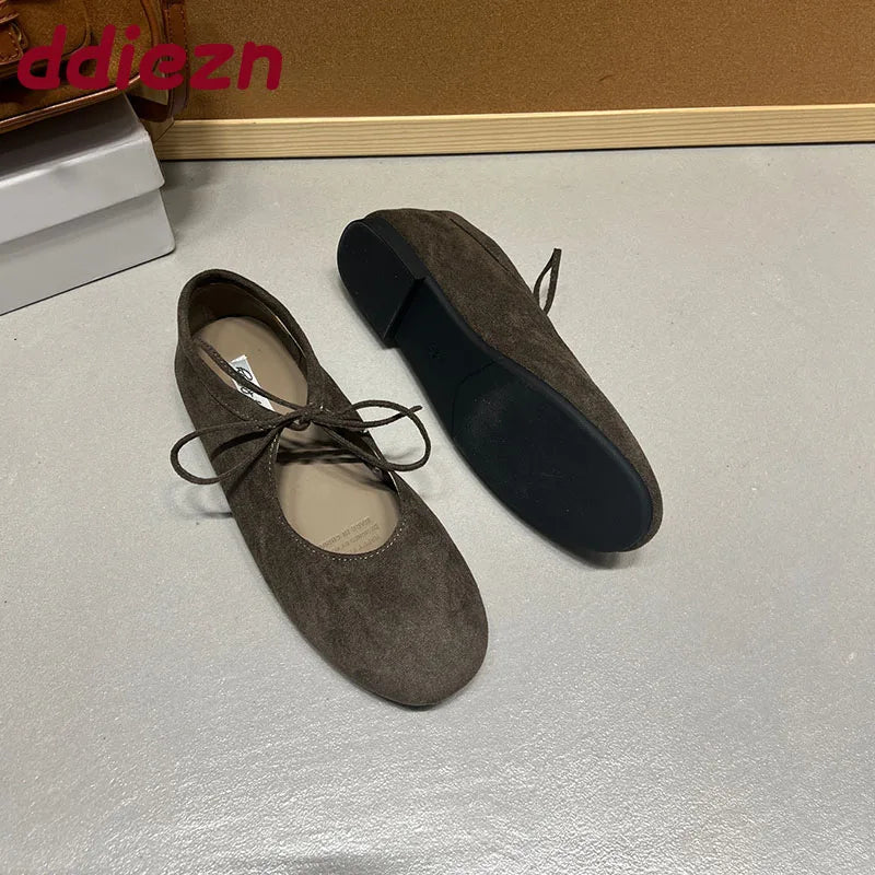 Fashion Butterfly-Knot  Women Flats With Shoes Casual Female Soft Footwear Round Toe Ladies Flats Slip On Shoes Pi-Mart