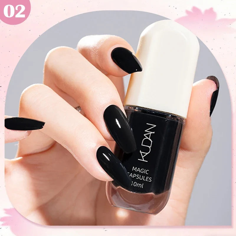 10ml Water-Based Peel Off Nail Polish 40 Colors Long Lasting Quick Drying No Need of Lamp to Cure Nail Supplies Manicure Nails Tri Light Beauty