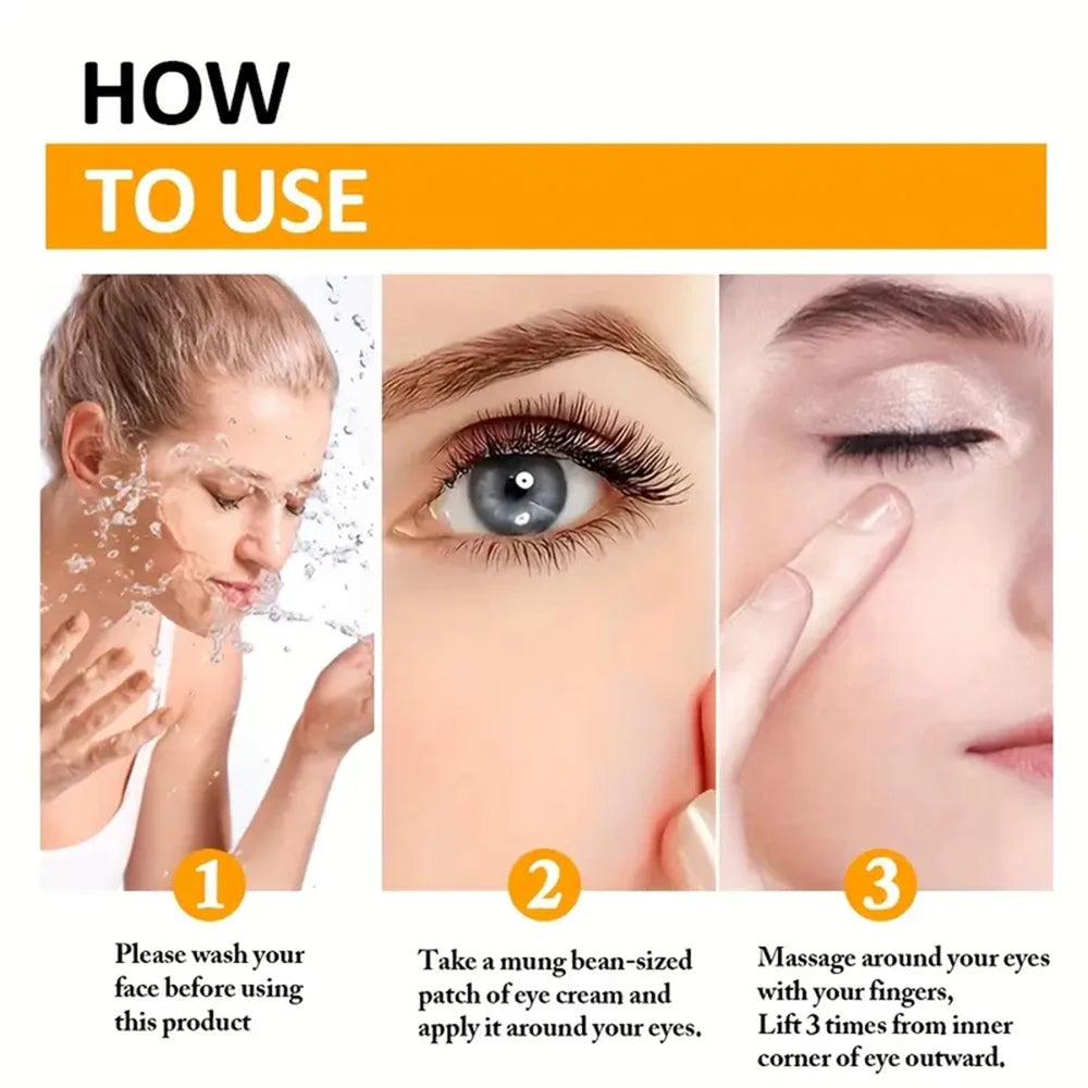 Bee Venom Eye Cream Stick Hydrates and Moisturizes the Skin Around the Eyes, Protects and Nourishes, Making the Light Beige Color More Soft Pi-Mart