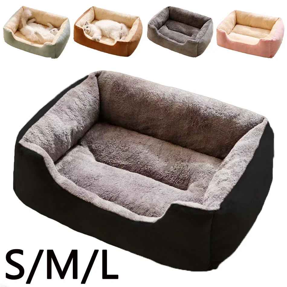 Bed for Cats Pet Products Cushions Kitten Goods Accessories Dog All Houses Supplies Things Accessory Habitats Basket House Beds Pi-Mart
