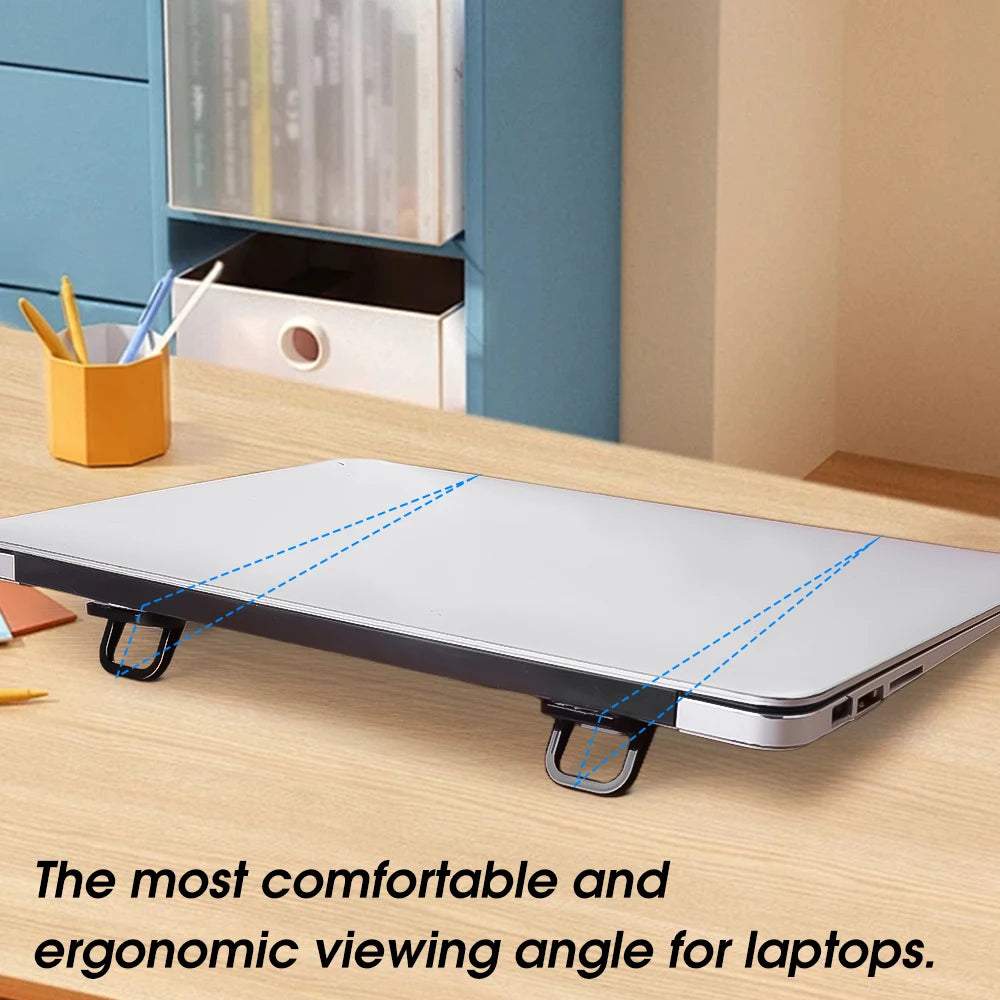 2pcs Keyboard Stands, Mini Laptop Stand for Desk, Portable Laptop Stand Compatible with MacBook Air Pro, Dell XPS,  HP More. Pi-Mart