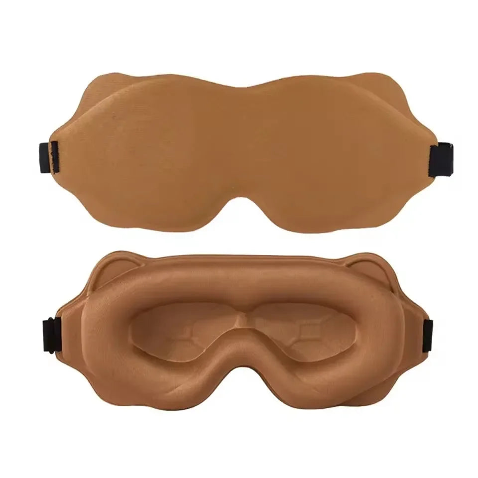 Sleeping Mask Eyepatch Blindfold Light Travel Eye Mask for 3D Sleeping Mask Slaapmasker Night Sleep Patch Portable Eyemask Pad Tri Light Beauty