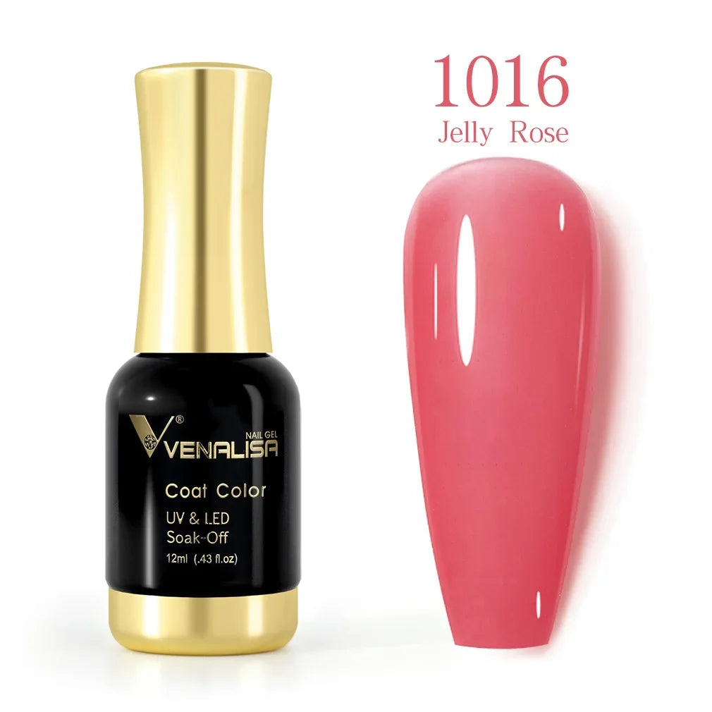 VENALISA Nail Gel Varnish TPO FREE Soak Off UV LED Organic Odorless Enamels Nail Art Colors 12ml 120Colors UV Gel Nail Polish Tri Light Beauty