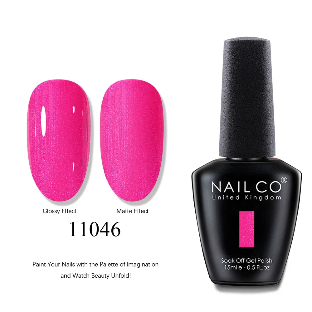 NAILCO 15ml Brown Nails Art Red Color Gel Nail Polish Semi-permanent UV Gel Polish Coffee Manicure Chocolate Hybrid Nail Varnish Tri Light Beauty