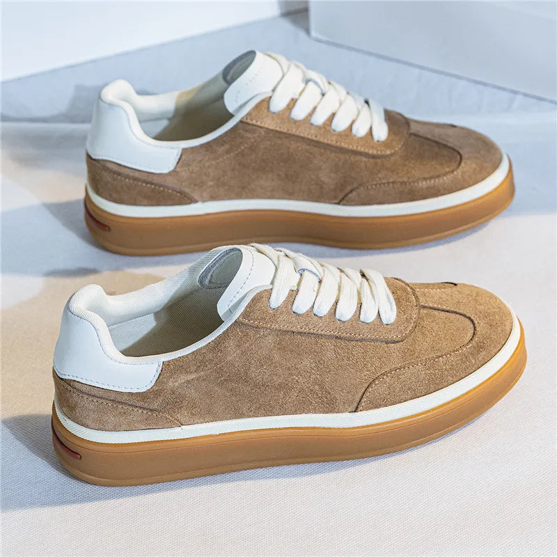 MORAZORA 2026 New Genuine Leather Shoes Women Sneakers Lace Up Spring Summer Fashion Platform Flats Ladies Casual Shoes Pi-Mart
