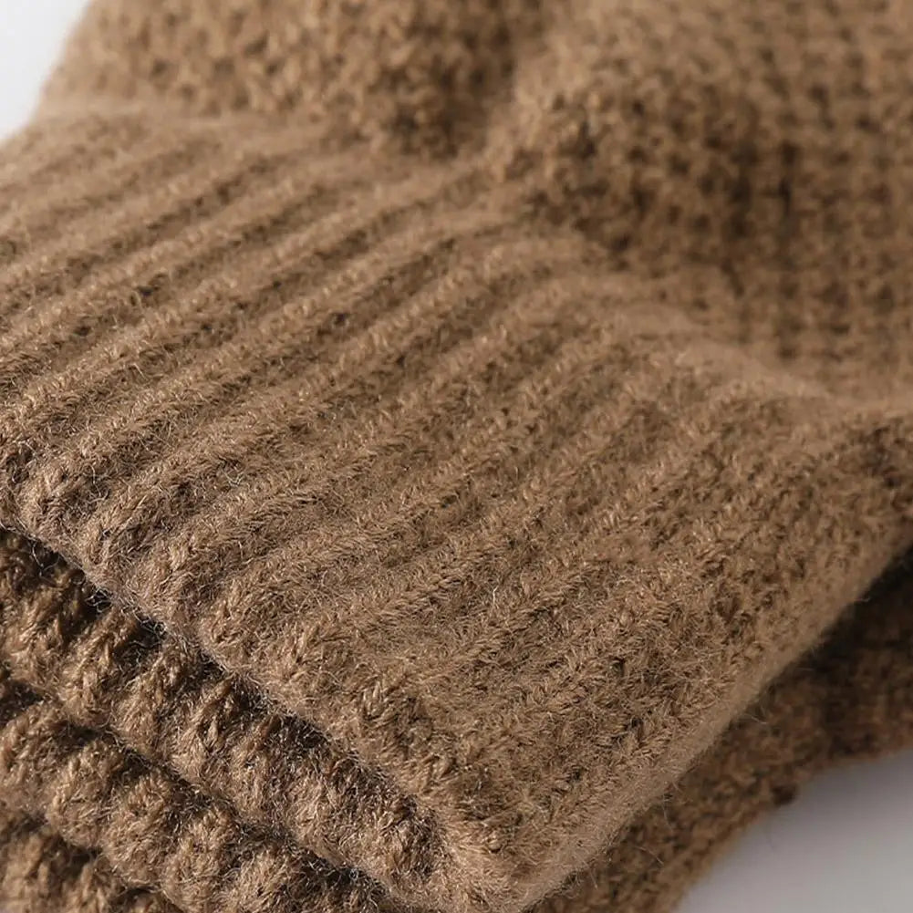 Thermal Winter Gloves For Men Thickened Warm Fleece Lined Anti-Slip Touch Screen Thermal Windproof Cycling Gloves Pi-Mart