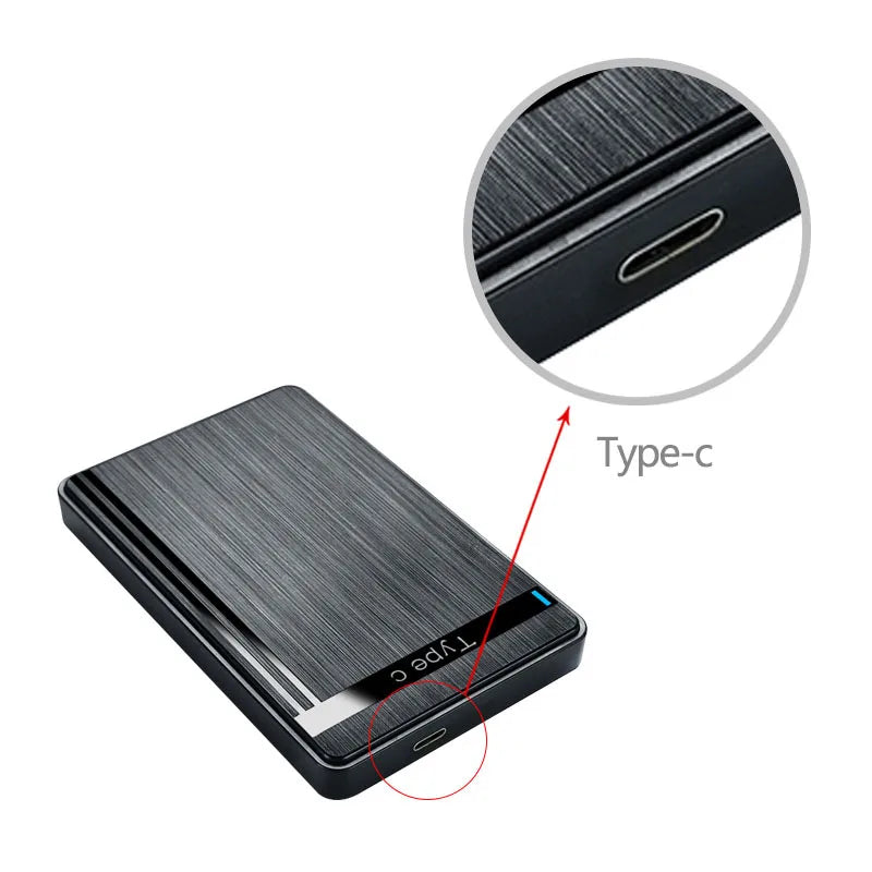 2.5-inch SSD Solid State Mechanical Serial Port SATA Toolless Micro Interface USB 3.1 External Mobile Hard Disk Case Pi-Mart