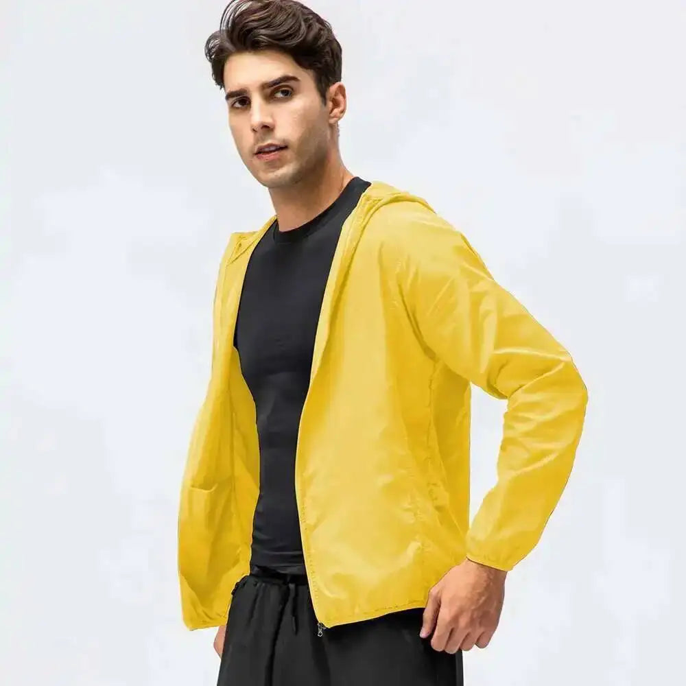 Fishing Rain Wind Breaker Coat For Men Women Waterproof Jacket Hiking Climbing Clothes Sun Protection Quick Dry Rain Coat Pi-Mart