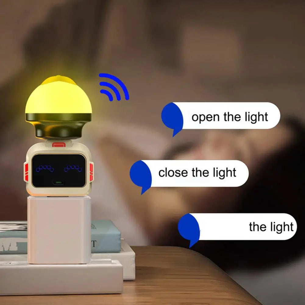 Voice Control Smart USB Socket Converter Lamp Protection Lights Switch Expansion Docking Station -English Voice Control Socket Pi-Mart