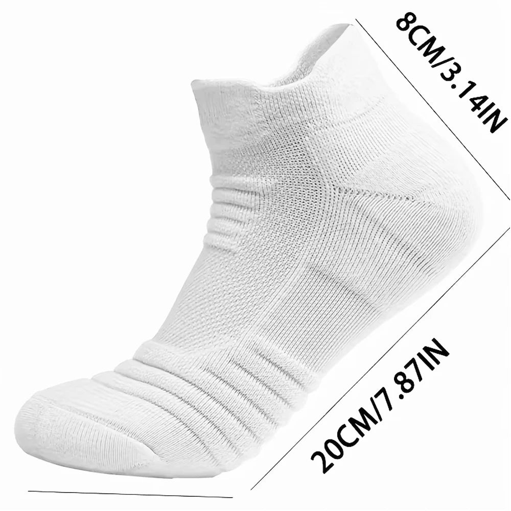 1/3 Pairs Anti-slip Football Socks Men Cotton Sock Short Long Tube Soccer Basketball Sport Socks Breathable Deodorous Sock 39-45 Pi-Mart