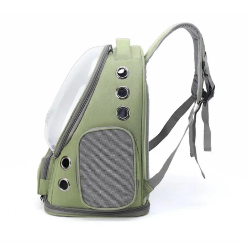 Pet Cat Carrier Bag Outdoor Travel Backpack for Cats Small Dogs Breathable Cat Carrying Bag Pet Supplies Transparent Pi-Mart