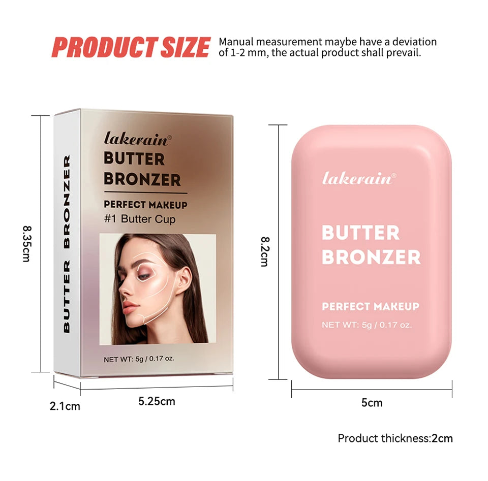 Professional Makeup Powder Blush 12HR Wear Vegan Formula Blusher Makeup Blush in Bar Cosmetics Palette Powder Pink Cream Face Pi-Mart