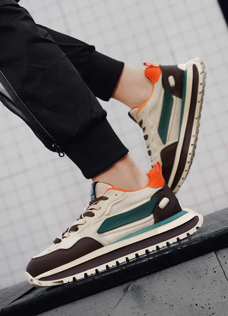 Trend Men Versatile Sneakers 2025 Autumn High Quality Comfortable Platform Sports Running Shoes Outdoor Youth Shoes for Men Plus Pi-Mart
