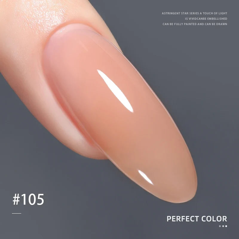 PERFECT COLOR  4-in-1 Builder Nail Gel,20g 12 Colors Rubber Base Gel Polish,Extension for DIY Salon Girls Home,Nail Art Brushes Tri Light Beauty