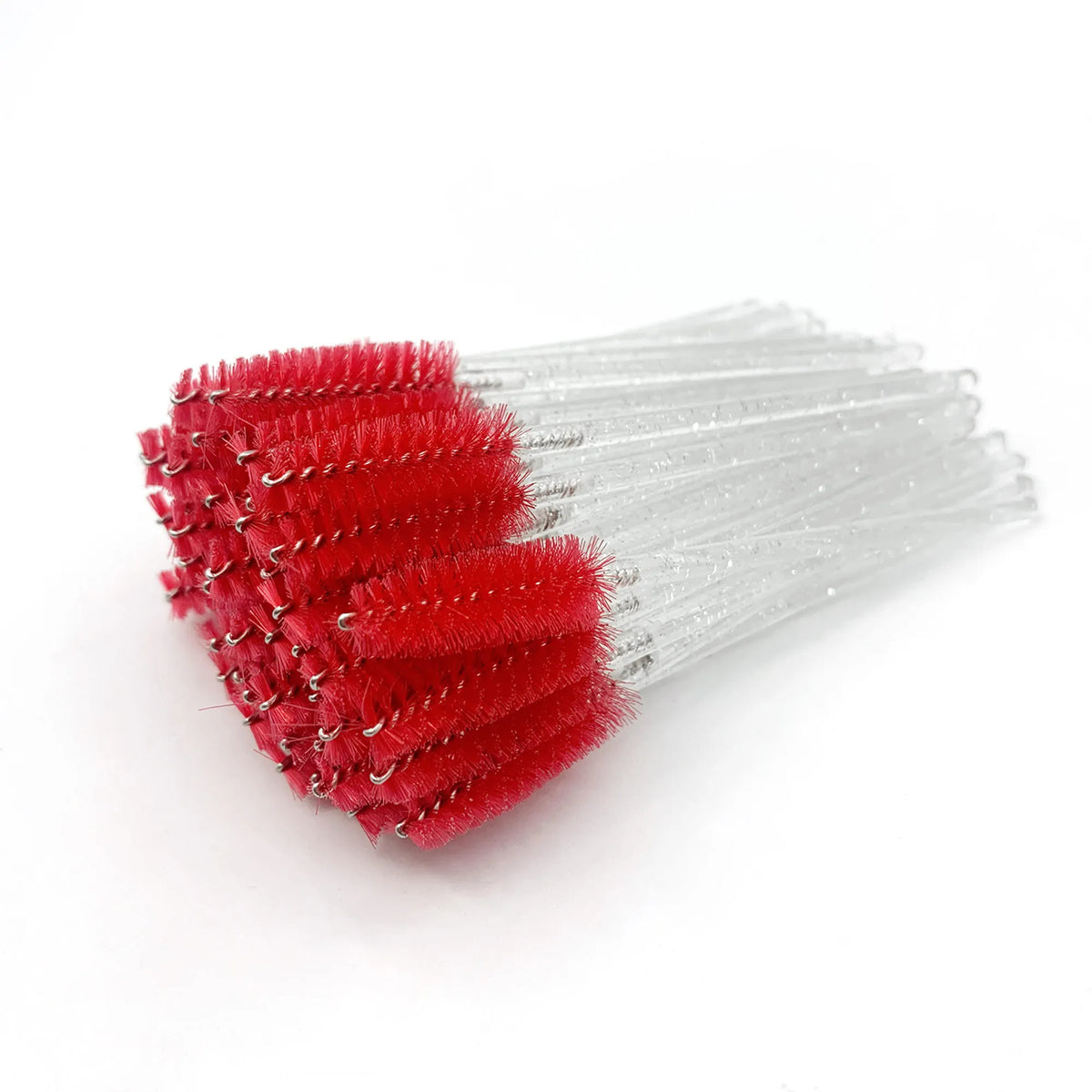 Disposable Eyelashes Brushes Crystal Diamond Handle Lash Brush Eyebrow Mascara Wands Eyelash Extension Supplies Makeup Tools Pi-Mart