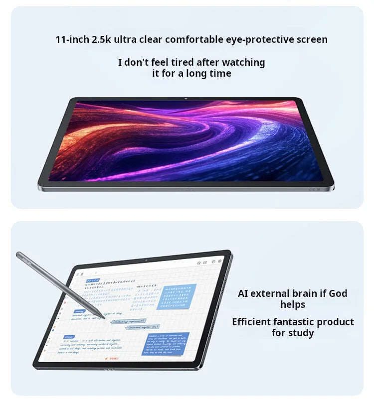 Lenovo Xiaoxin Tablet 11 (2025 Model) 11-inch Tablet PC, Student Tablet, 2-in-1 Pad, Official Genuine Product Pi-Mart