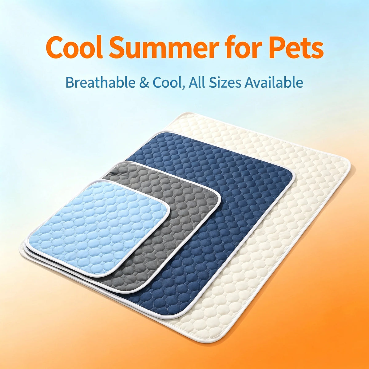 Dog Pee Reusable Pad Blanket Summer Cool Washable Puppy Training Absorbent Diaper Pet Bed Urine Mat Car Seat Cover Pet Supplies Pi-Mart
