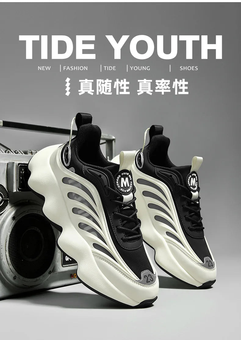 Luxury Men's Breathable Running Sneakers Casual Trainer Fashion Loafers Race Tenis Shoes for Male Pi-Mart