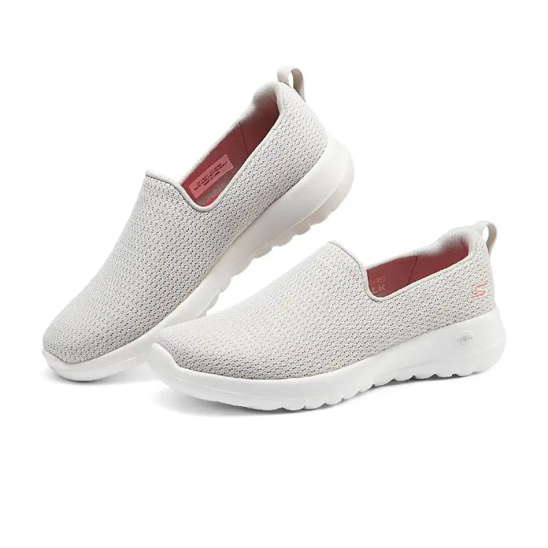 Skechers Casual Shoes, Cushioning and Breathable Women's Shoes, Daily Travel Shoes 124637-Nat Pi-Mart