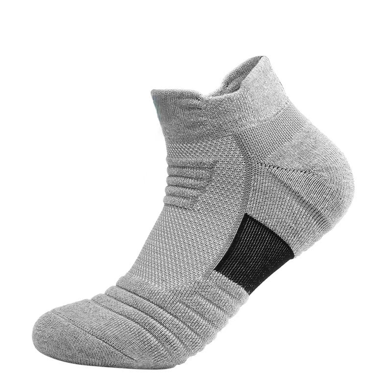 1/3 Pairs Anti-slip Football Socks Men Cotton Sock Short Long Tube Soccer Basketball Sport Socks Breathable Deodorous Sock 39-45 Pi-Mart