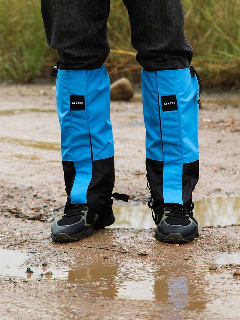 Durable Waterproof Leg Gaiters Hiking Hunting Camping Climb Boots Leggings Covers Outdoor Hunting Winter Snow Skiing Leg Warmers Pi-Mart