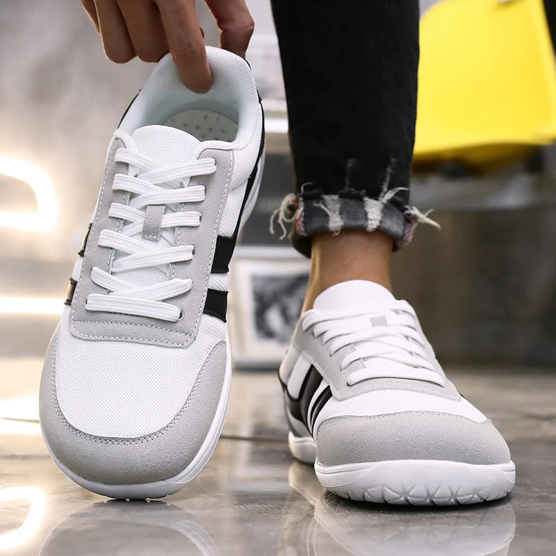 Wide Shoes Anti Slip Lightweight Breathable Running Shoes Minimalist Barefoot Cross Training Shoe Anti Slip Toe Walking Shoes Pi-Mart