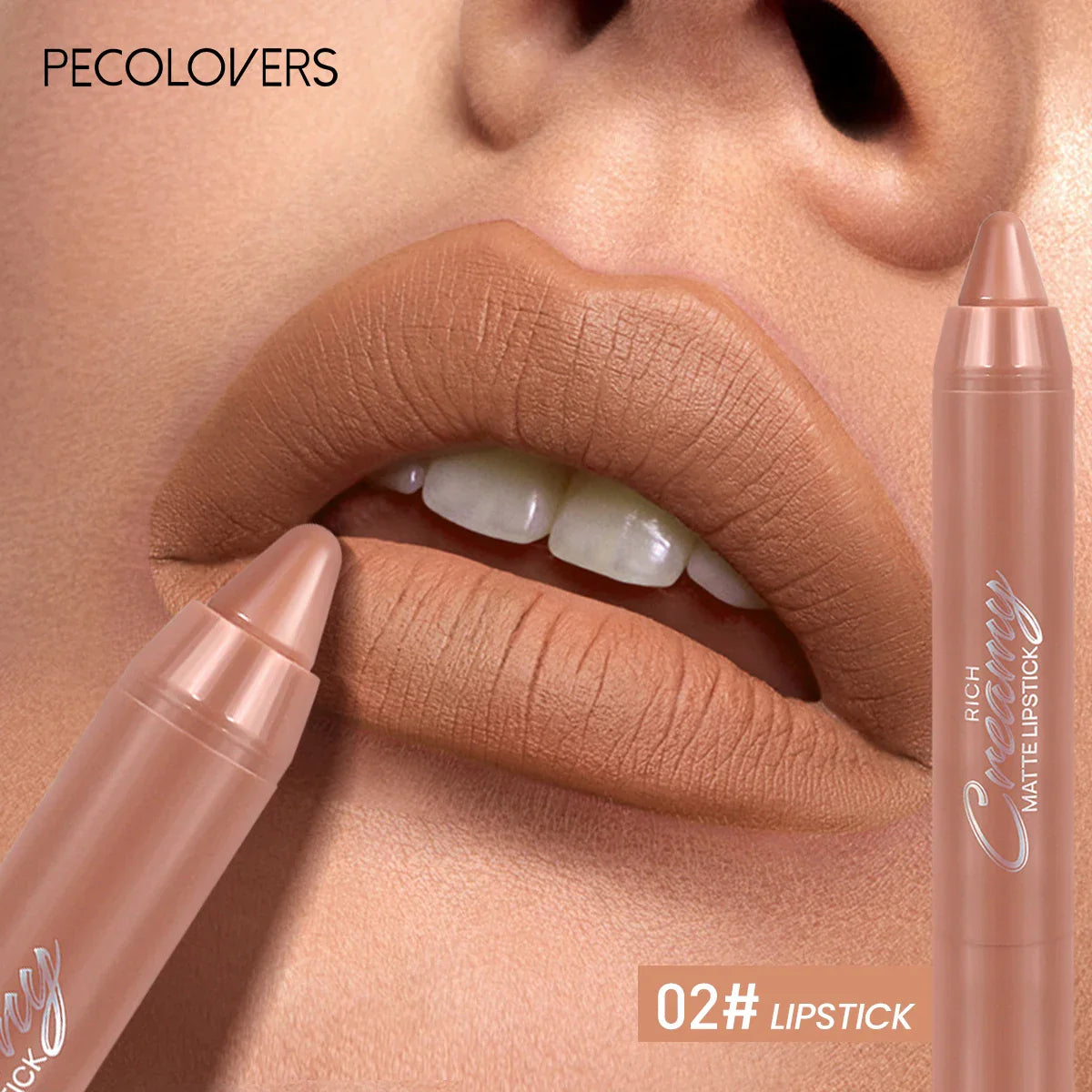 Multiple Colors Matte Lip Liner, Use As Lip Liner and Lipstick, Easy To Accurately Apply, Waterproof Long-lasting Non-stick LadyShow.Store