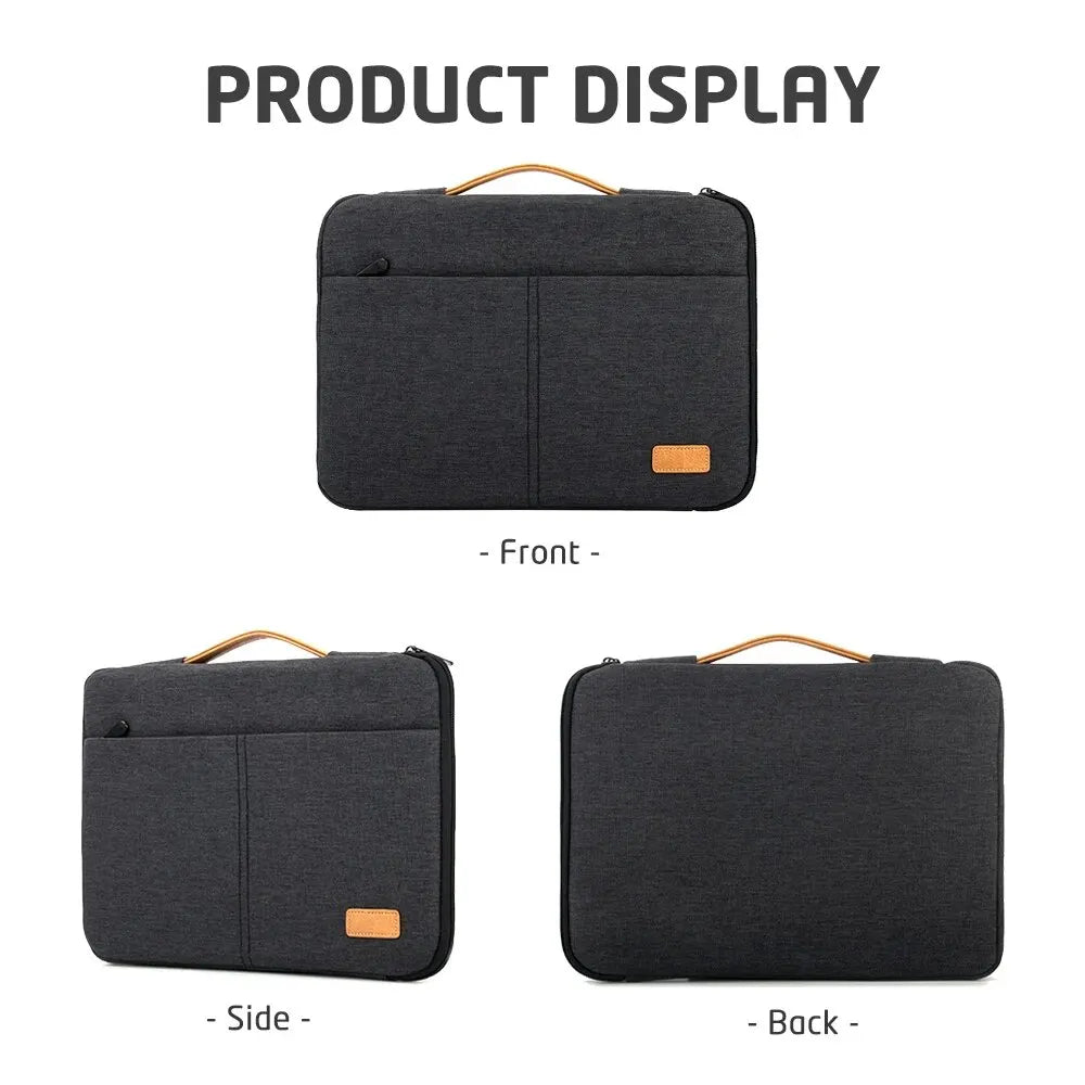 Protective Laptop Sleeve Case for 13.3 14 15.6 16 Inch New MacBook Pro M3 Max M2 M1 Slim Carrying Laptop Bag Men Women Pi-Mart