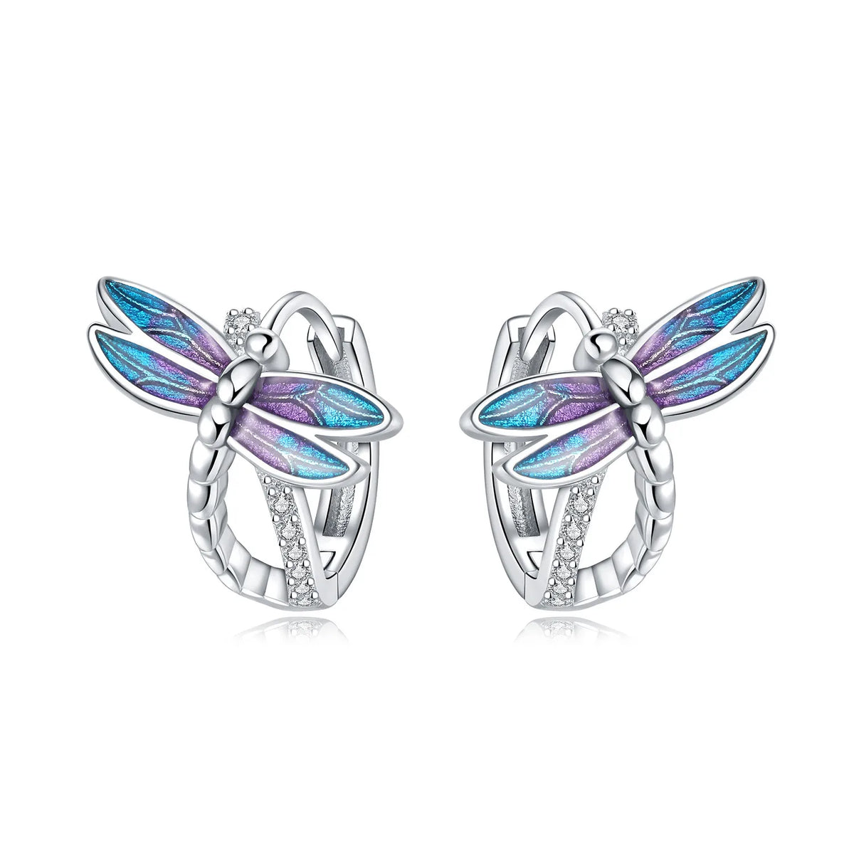 925 Sterling Silver Cute Lazy Cat Animal Pet Earrings Jewelry Hoop Earrings For Women Jewelry Birthday Party Fine Gifts Pi-Mart