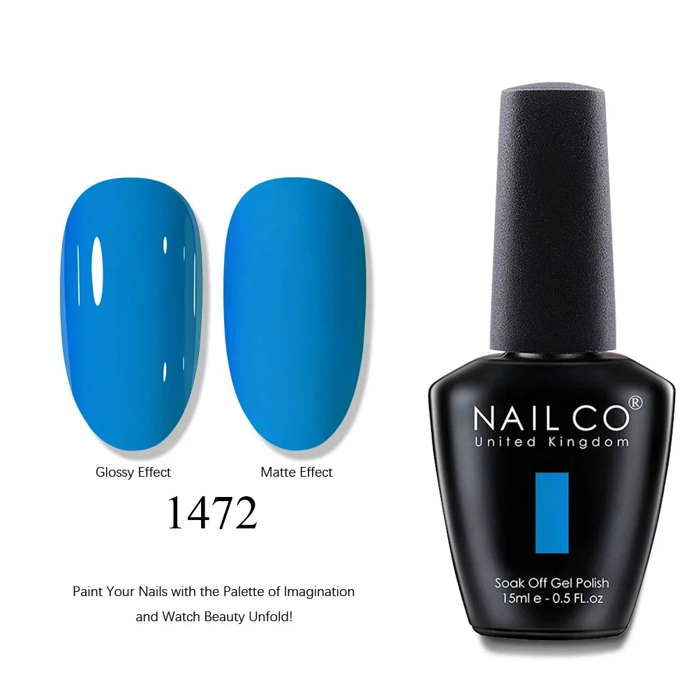 NAILCO 15ml Brown Nails Art Red Color Gel Nail Polish Semi-permanent UV Gel Polish Coffee Manicure Chocolate Hybrid Nail Varnish Tri Light Beauty
