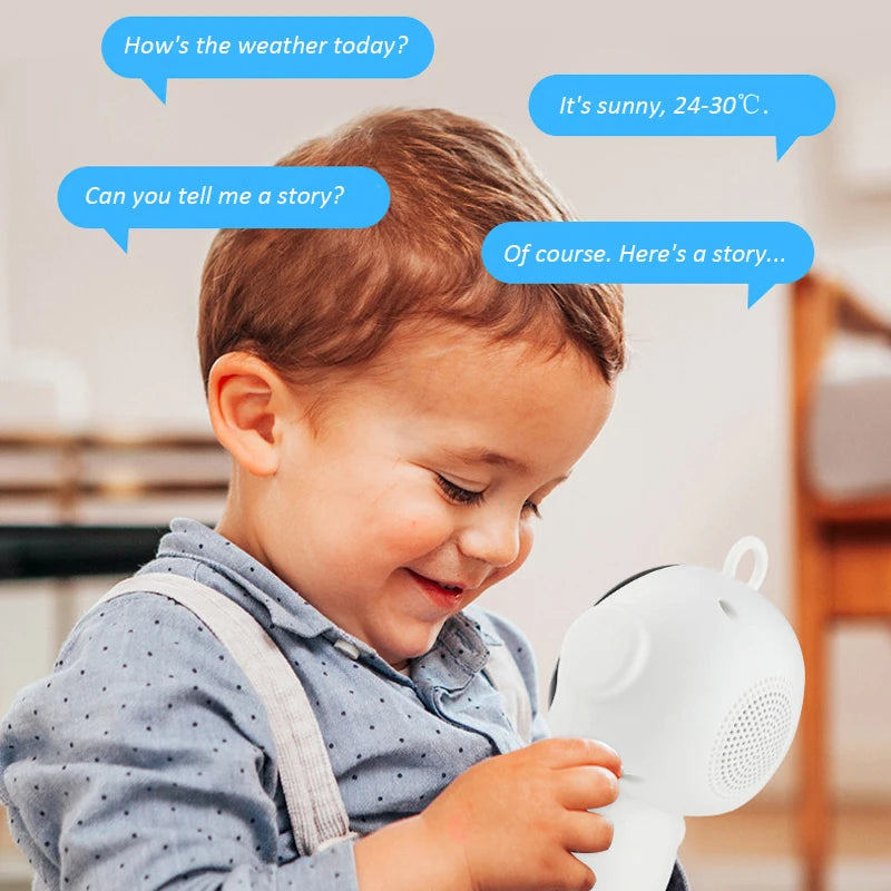 Smart AI Robot WiFi Early Education Toys for Children Speech Recognition & Voice Interactive Educational Learning Machine Pi-Mart