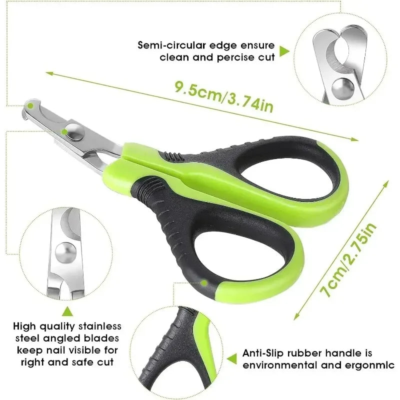 Hot Sale Cat Nail Toe Claw Clippers Trimmer Grooming Tools Animals Pet Supplies Stainless Steel Dog Nail Clipper Scissors Pi-Mart