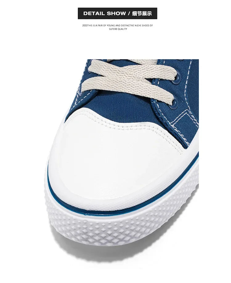 2026 New Summer Men's Breathable Versatile Skateboarding Shoes Men's Soft Bottom Casual Sports Trend Fashion Canvas Shoes 48size Pi-Mart