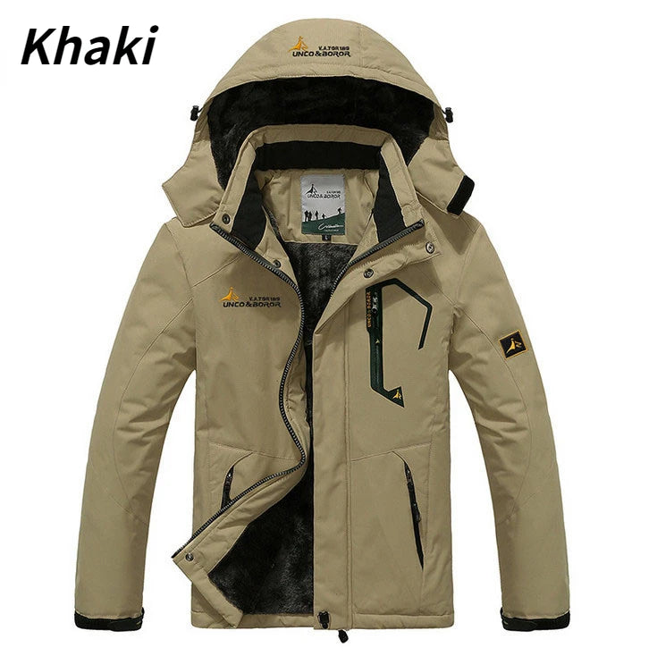 Winter Parka Men Windbreak Plus Thick Warm Windproof Fur Coats Male Military Hooded Anorak Jackets Men's Winter Jackets Pi-Mart