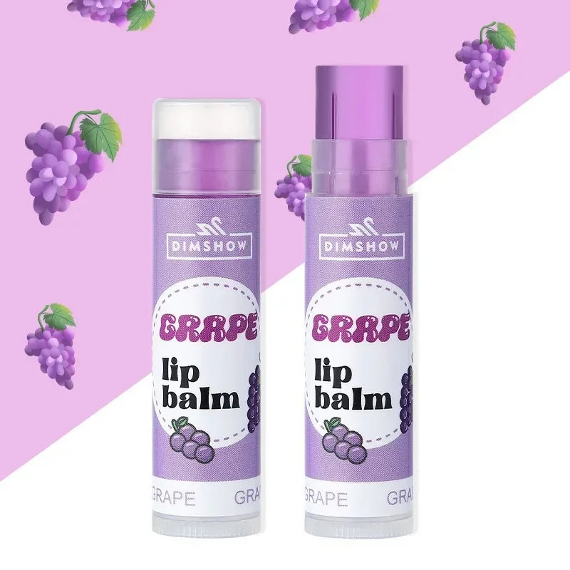 6 Kinds of Fruity Lip Balm Moisturizing Hydrating Long Lasting Lip Lotion Lightening Lip Lines Lips Mask Care Lips Lipstick Balm Pi-Mart