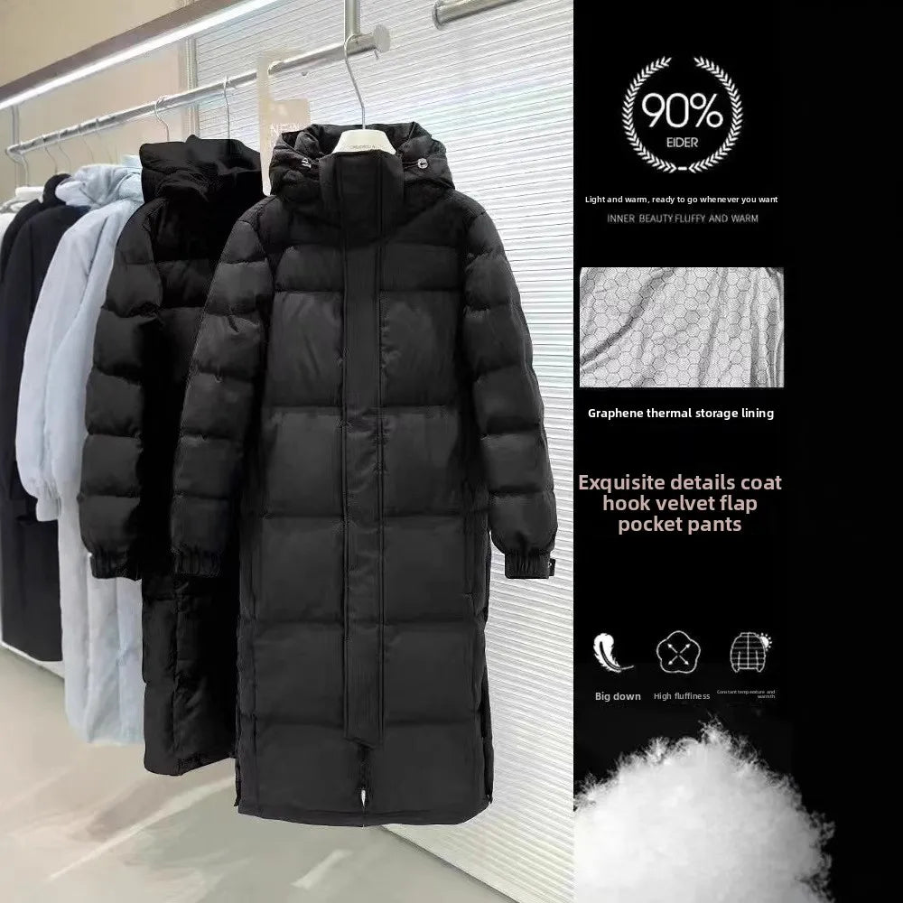 Women's winter down jacket coats Parkas Warm Woman clothes brand luxury Long Padding padded puffer jackets outerwears HXY289 Pi-Mart