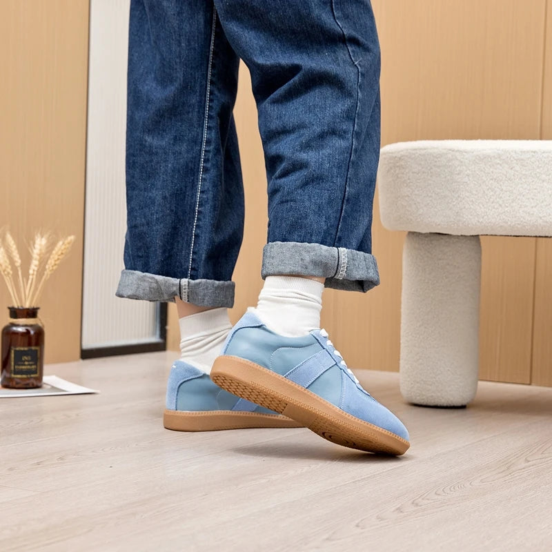 AIYUQI Women's Sneakers 2026 New Genuine Leather Ladies Moral Training Shoes Casual Spring Flat Shoes Women Pi-Mart