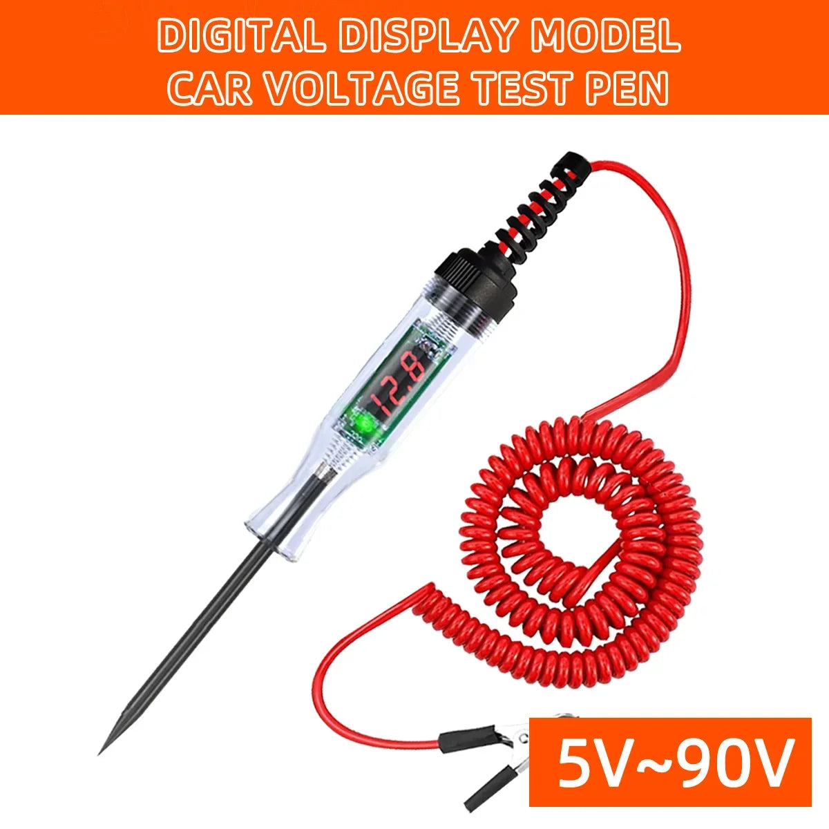 Car Truck Voltage Circuit Tester Auto Car Diagnostic Probe Test Pen Light Bulb Electric Measuring Pen Repair Tools 6V 12V 24V Pi-Mart